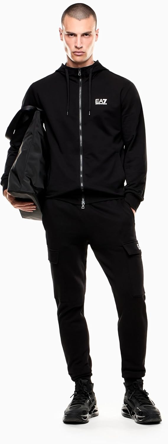 Ea7 Emporio Armani Pan. Tasconi Uomo Mod. 8NPP68 PJVTZ 1200 Nero