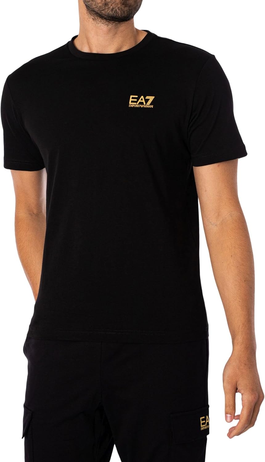 Ea7 Emporio Armani T-shirt Uomo Mod. 8NPT25 PJVPZ 0208 Nero