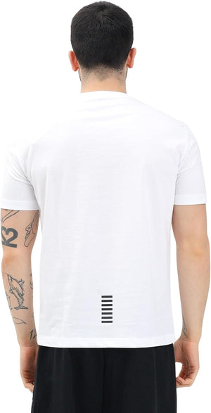 Ea7 Emporio Armani T-shirt Uomo Mod. 8NPT25 PJVPZ 1100 Bianco