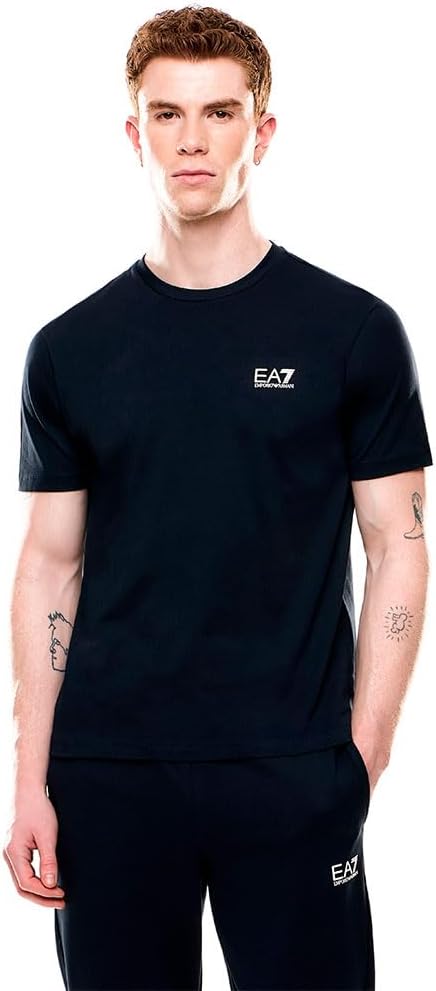 Ea7 Emporio Armani T-shirt Uomo Mod. 8NPT25 PJVPZ 1562 Blu