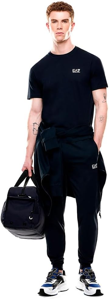 Ea7 Emporio Armani T-shirt Uomo Mod. 8NPT25 PJVPZ 1562 Blu
