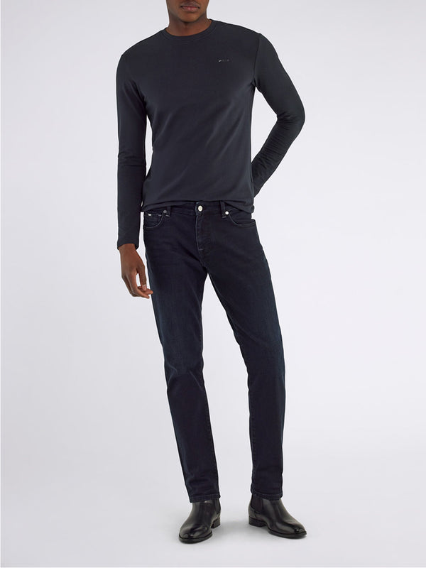 GAS T-shirt Manica Lunga Uomo Mod. B0633 JANIS 0200 Nero