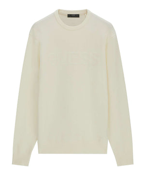 Guess Maglia Uomo Mod. M6BR16 Z1364 A00O Panna