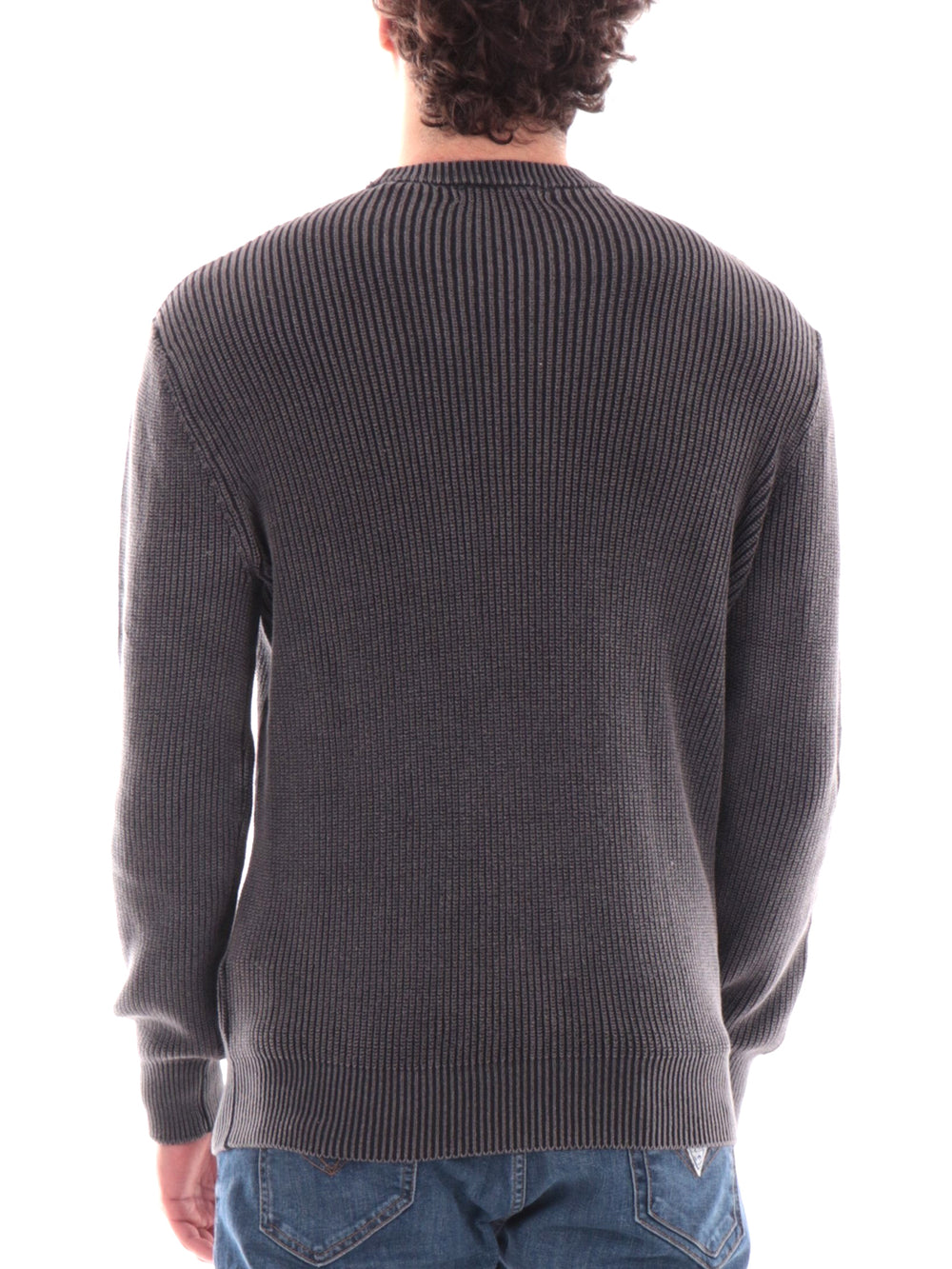 Guess Maglione Girocollo Uomo Mod. M6YR20 Z0925 JBLK Nero