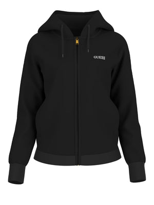 Guess Felpa Zip Donna Mod. O5RQ01 KCO31 JBLK Nero