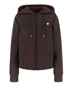 Guess Felpa cappuccio Donna Mod. V4YQ06 KCAY2 A10K Moro