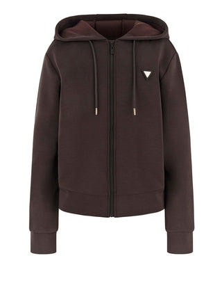 Guess Felpa cappuccio Donna Mod. V4YQ06 KCAY2 A10K Moro