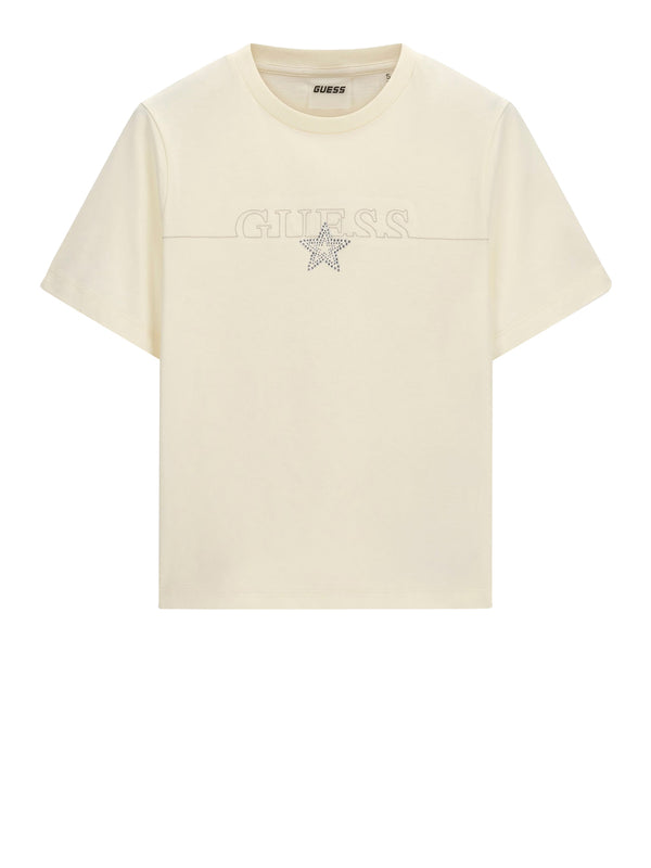 Guess T-shirt Donna Mod. V6YI05 K4272 G106 Panna