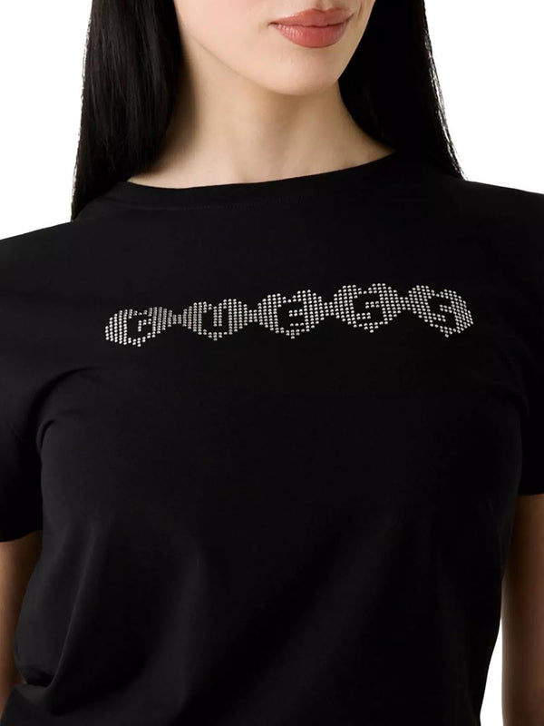 Guess T-shirt Donna Mod. V6YI08 K4689 JBLK Nero
