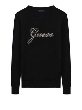 Guess Maglia Donna Mod. W6BR53 Z1454 JBLK Nero