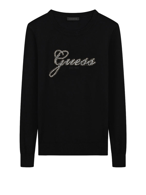 Guess Maglia Donna Mod. W6BR53 Z1454 JBLK Nero