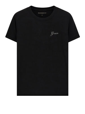 Guess T-shirt Donna Mod. W6YI12 K3751 JBLK Nero