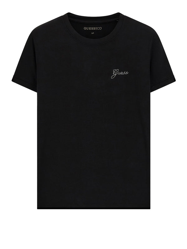 Guess T-shirt Donna Mod. W6YI12 K3751 JBLK Nero