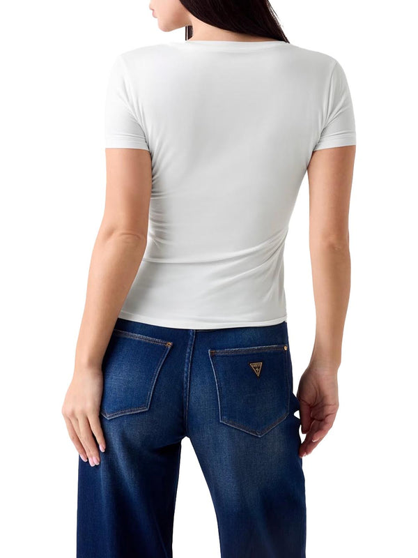 Guess T-shirt Donna Mod. W6YI13 K3853 G011 Bianco