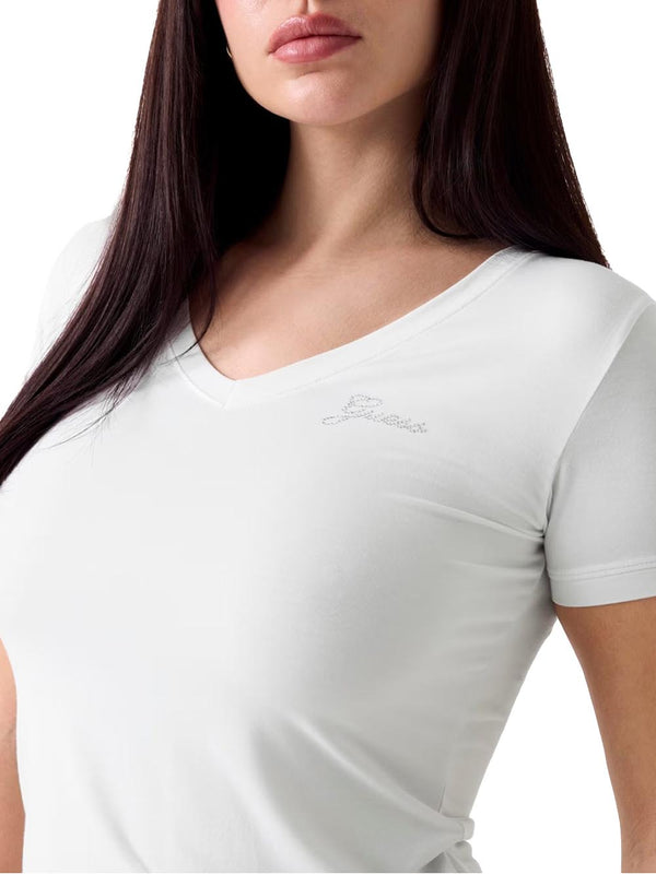 Guess T-shirt Donna Mod. W6YI13 K3853 G011 Bianco