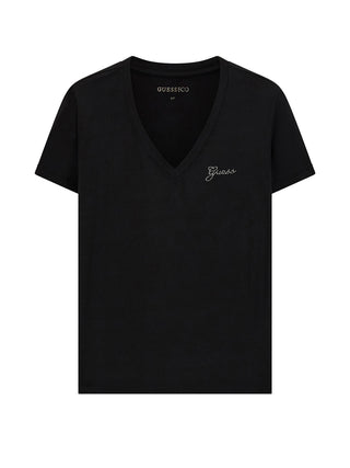 Guess T-shirt Donna Mod. W6YI13 K3853 JBLK Nero