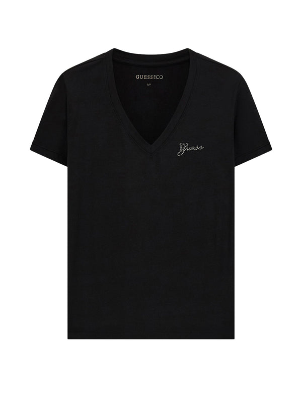 Guess T-shirt Donna Mod. W6YI13 K3853 JBLK Nero