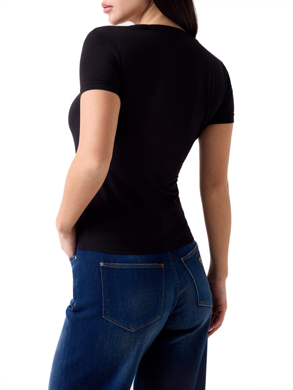 Guess T-shirt Donna Mod. W6YI13 K3853 JBLK Nero