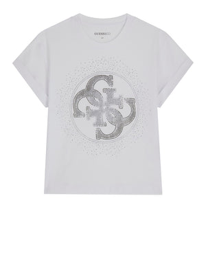 Guess T-shirt Donna Mod. W6YI18 K4331 G011 Bianco