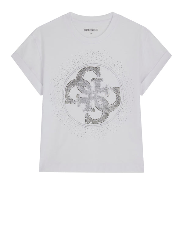 Guess T-shirt Donna Mod. W6YI18 K4331 G011 Bianco