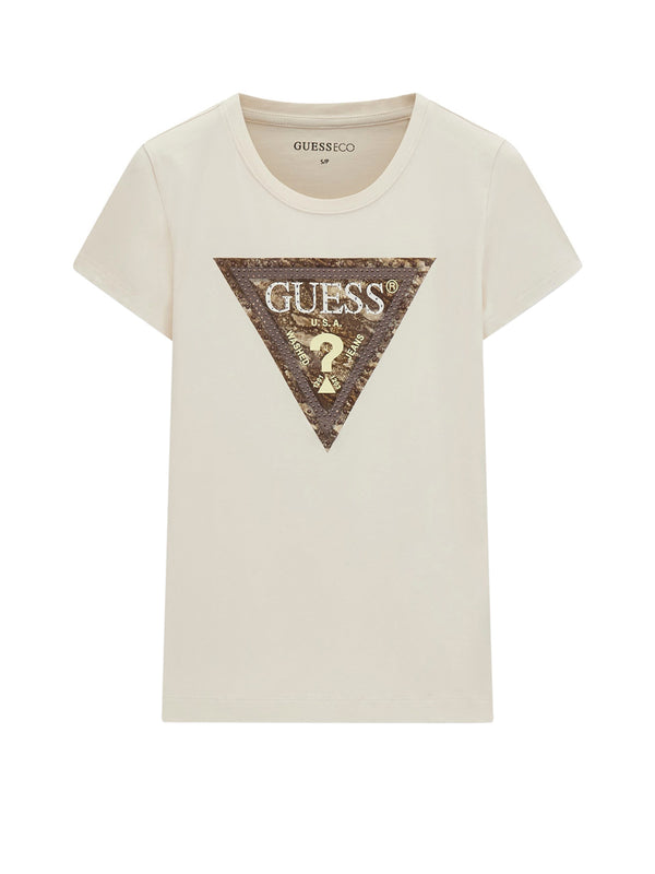 Guess T-shirt Donna Mod. W6YI31 K4350 G012 Panna