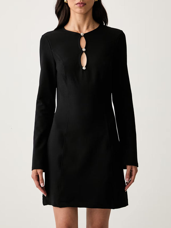 Guess Abito Donna Mod. W6YK16 K4369 JBLK Nero