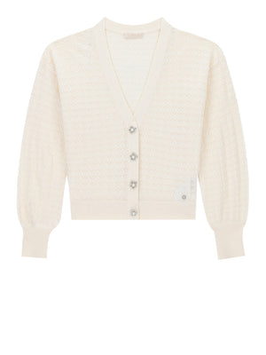 Guess Cardigan Donna Mod. W6YR14 Z0955 G012 Panna