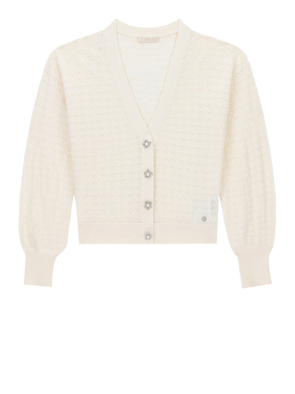 Guess Cardigan Donna Mod. W6YR14 Z0955 G012 Panna