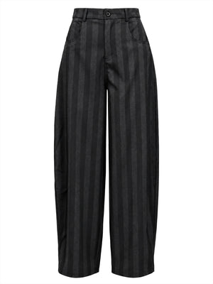 I AM Pantalone Donna Mod. 26258 RIGA NERO/GRIGIO