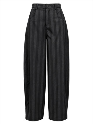 I AM Pantalone Donna Mod. 26258 RIGA NERO/GRIGIO