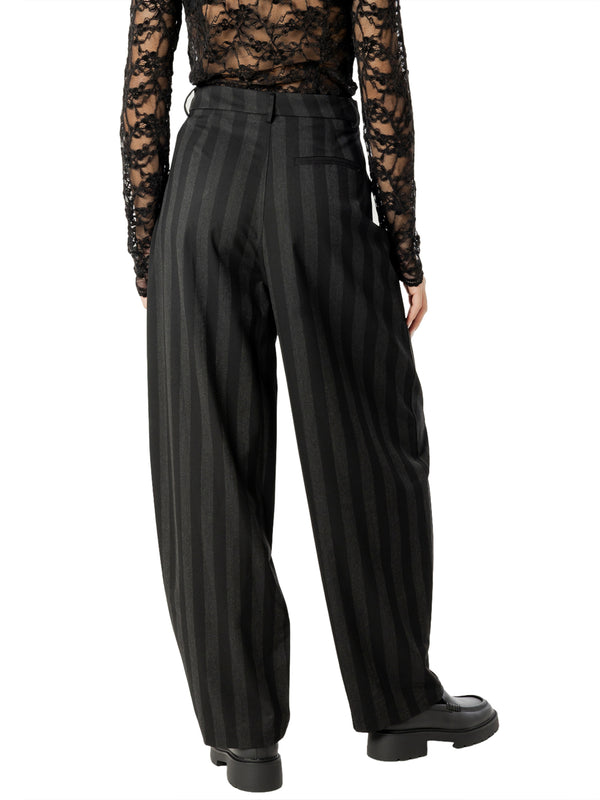 I AM Pantalone Donna Mod. 26258 RIGA NERO/GRIGIO