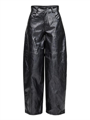 I AM Pantalone Donna Mod. 26397 BARRELL NERO Nero