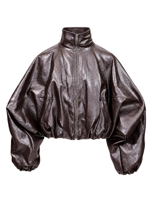 I AM Giubbino Donna Mod. 26523 ECOPELLE MORO Moro