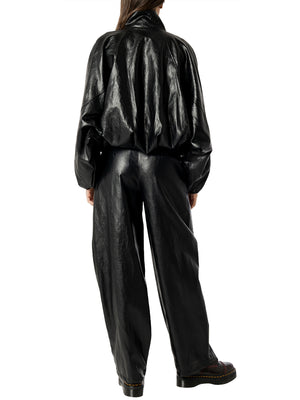 I AM Giubbino Donna Mod. 26523 ECOPELLE NERO Nero