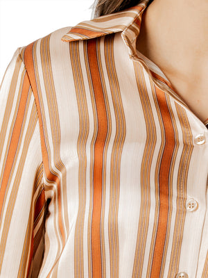 I AM Camicia m/l Donna Mod. 26628 RIGA RASO BEIGE Beige
