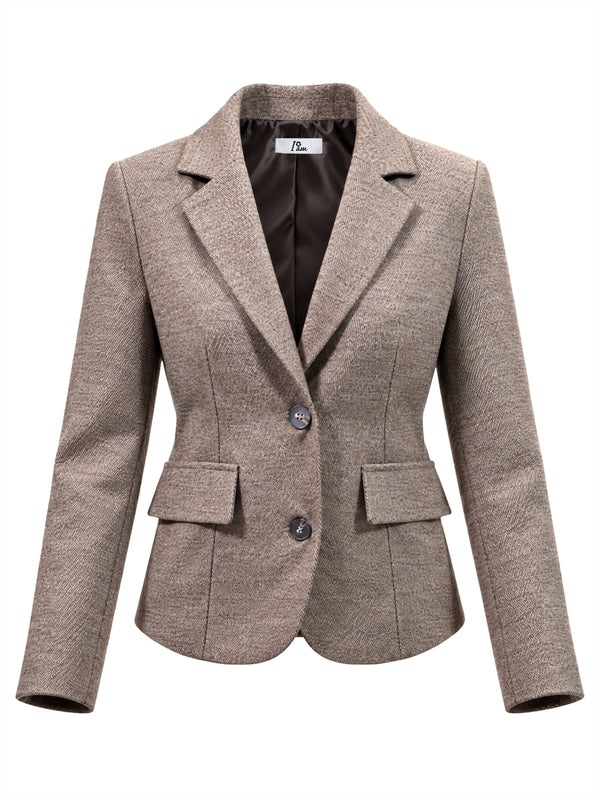 I AM Giacca Donna Mod. 26676 GRISAGLIA TORTORA Tortora