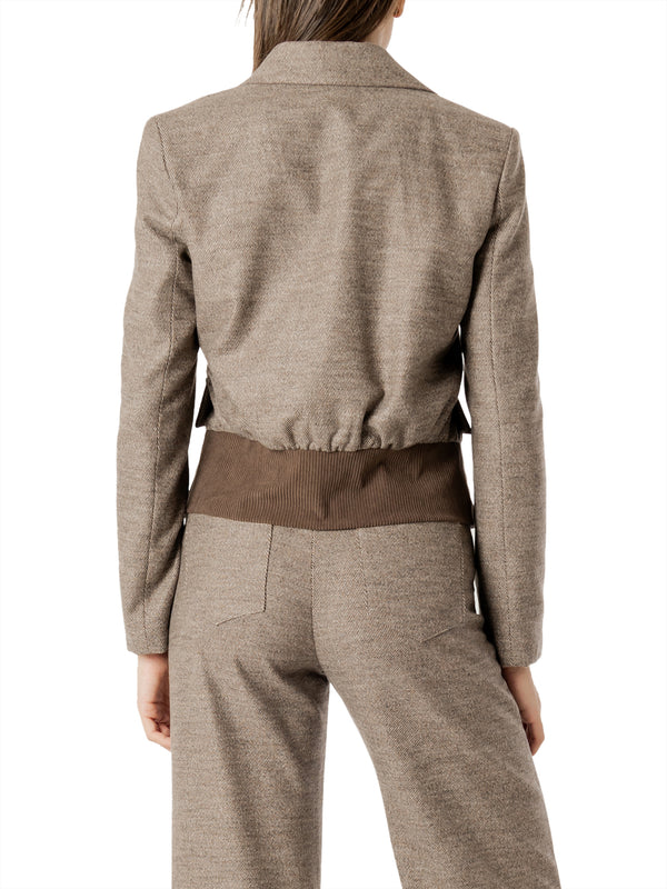 I AM Giacca Donna Mod. 26676 GRISAGLIA TORTORA Tortora