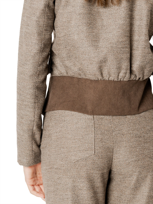 I AM Giacca Donna Mod. 26676 GRISAGLIA TORTORA Tortora