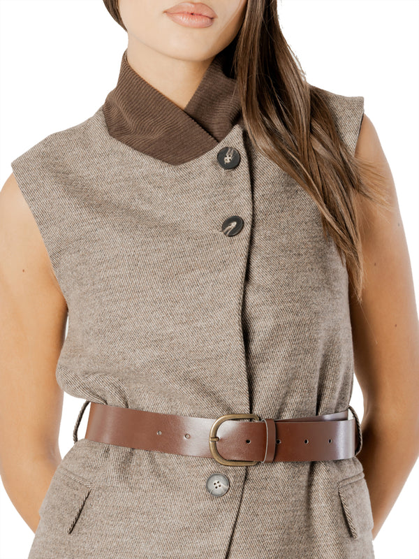 I AM Gilet Donna Mod. 26678 GRISAGLIA TORTORA Tortora