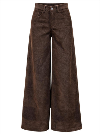 I AM Pantalone Donna Mod. 26728 VELLUTO MORO Moro