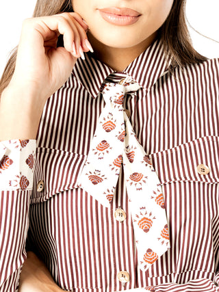 I AM Cravatta Donna Mod. i043 FIORE