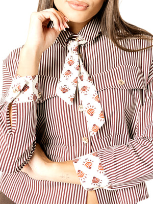 I AM Cravatta Donna Mod. i043 FIORE