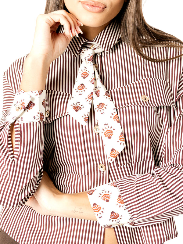 I AM Cravatta Donna Mod. i043 FIORE