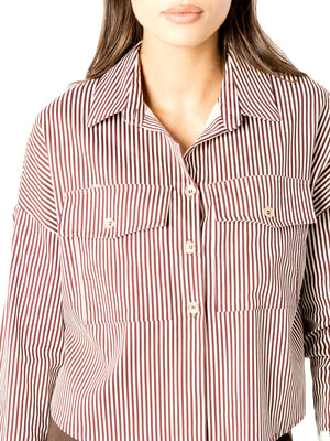 I AM Camicia m/l Donna Mod. H696 RIGHE MORO Moro