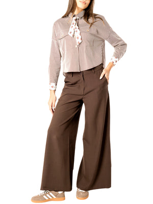 I AM Camicia m/l Donna Mod. H696 RIGHE MORO Moro