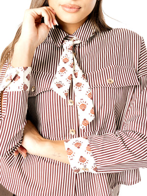 I AM Cravatta Donna Mod. i043 FIORE