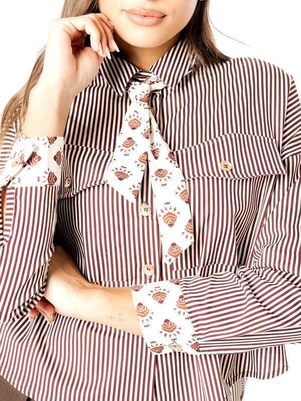 I AM Cravatta Donna Mod. i043 FIORE