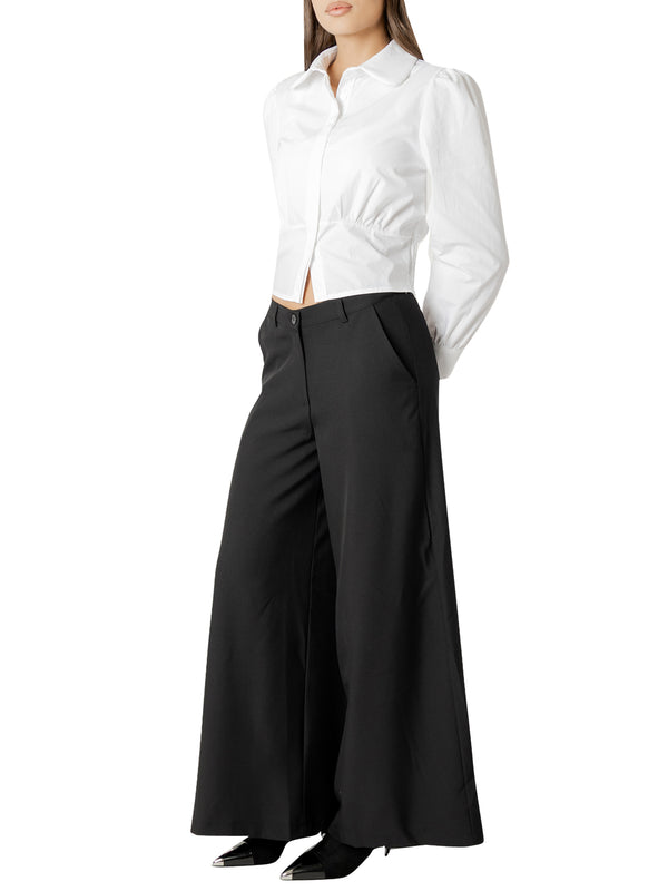 I AM Camicia m/l Donna Mod. L020 BIANCO Bianco