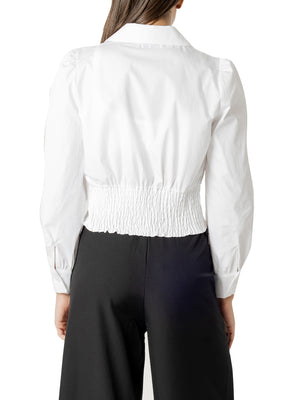 I AM Camicia m/l Donna Mod. L020 BIANCO Bianco
