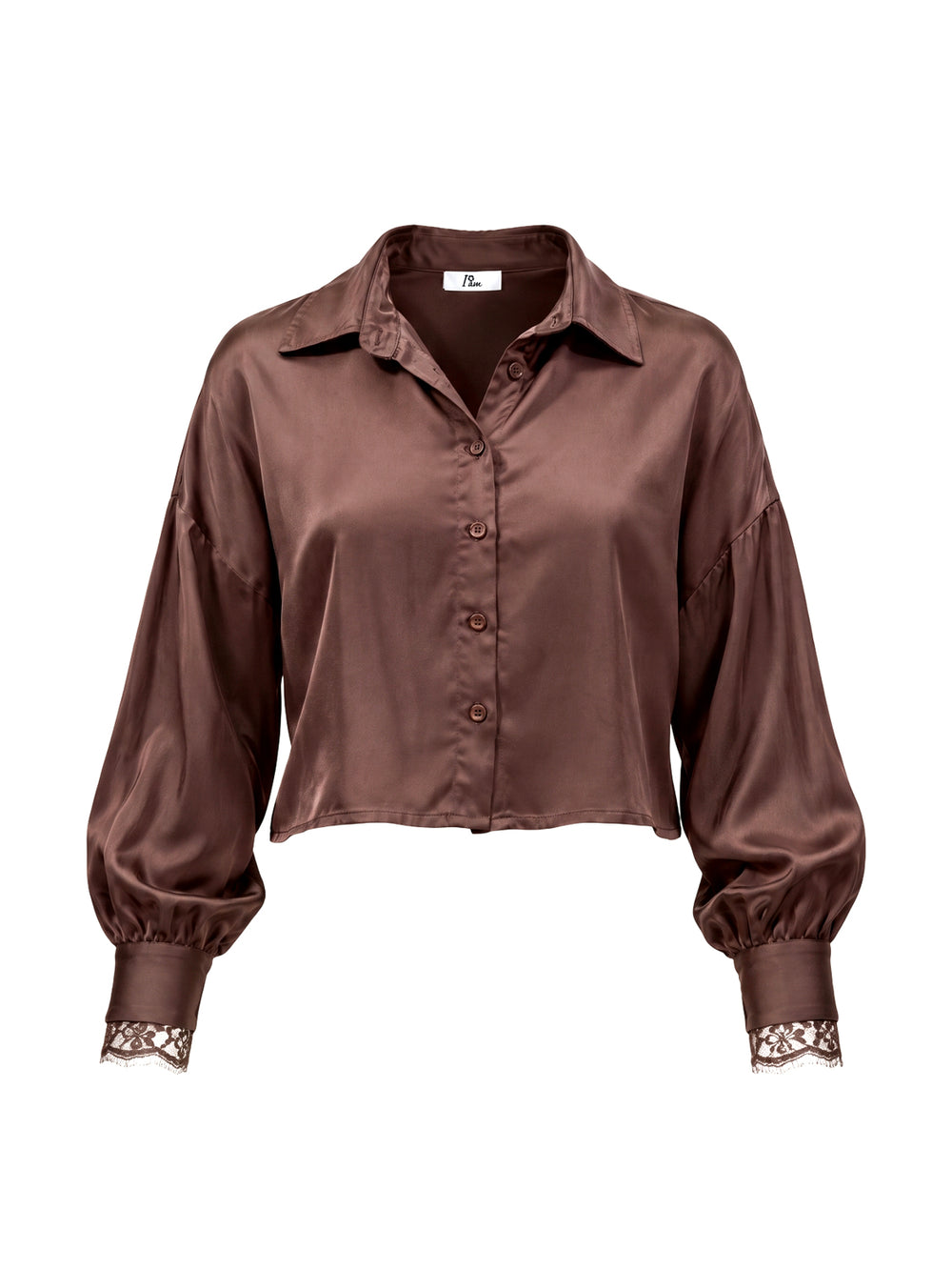 I AM Camicia m/l Donna Mod. L021 RASO MORO Moro